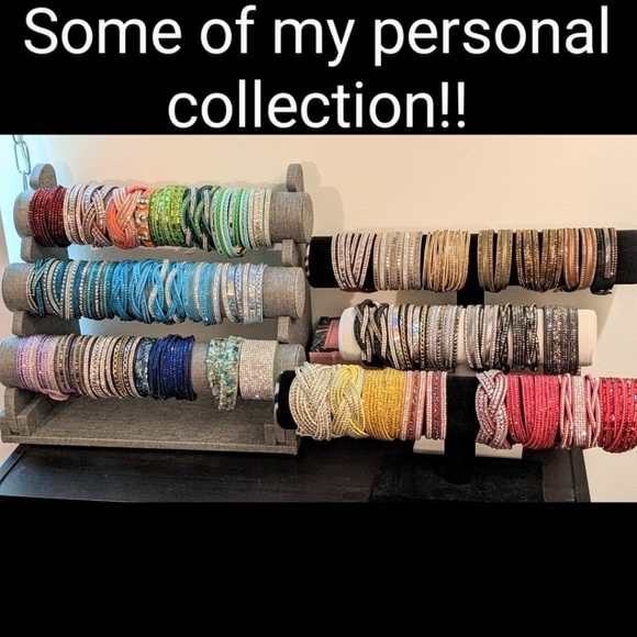 A4 New Bright White & Silver Crystal Rhinestone Wrap Bracelet Adjustable NEW - Picture 12 of 15